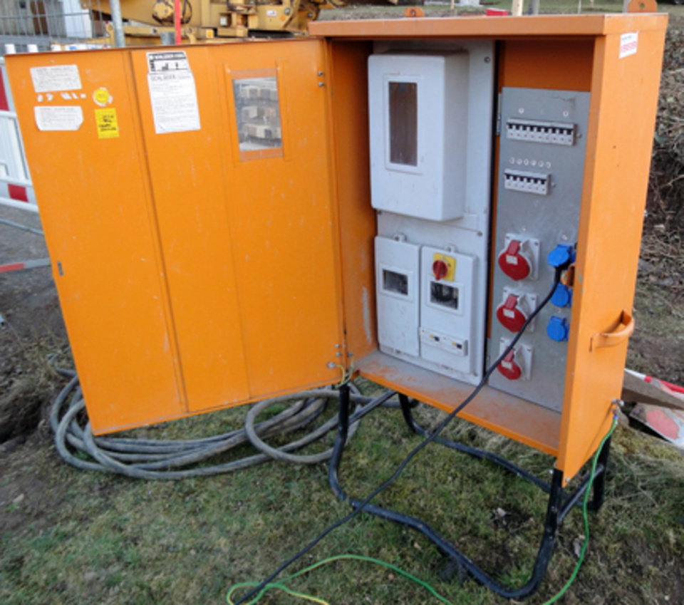 Baustromkasten bei Elektro Hafner GmbH in Gmund am Tegernsee
